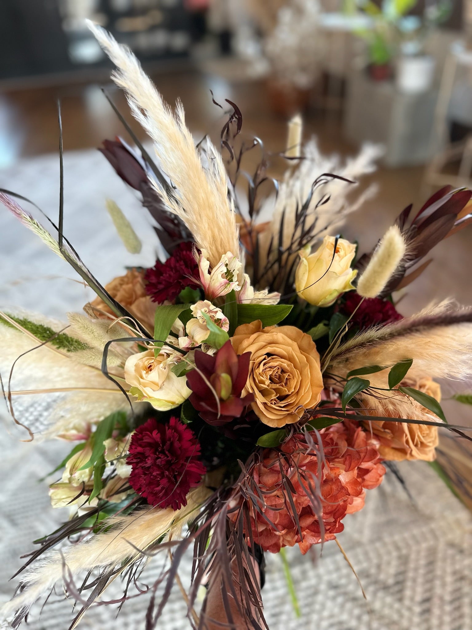 Wrapped Floral Bouquet